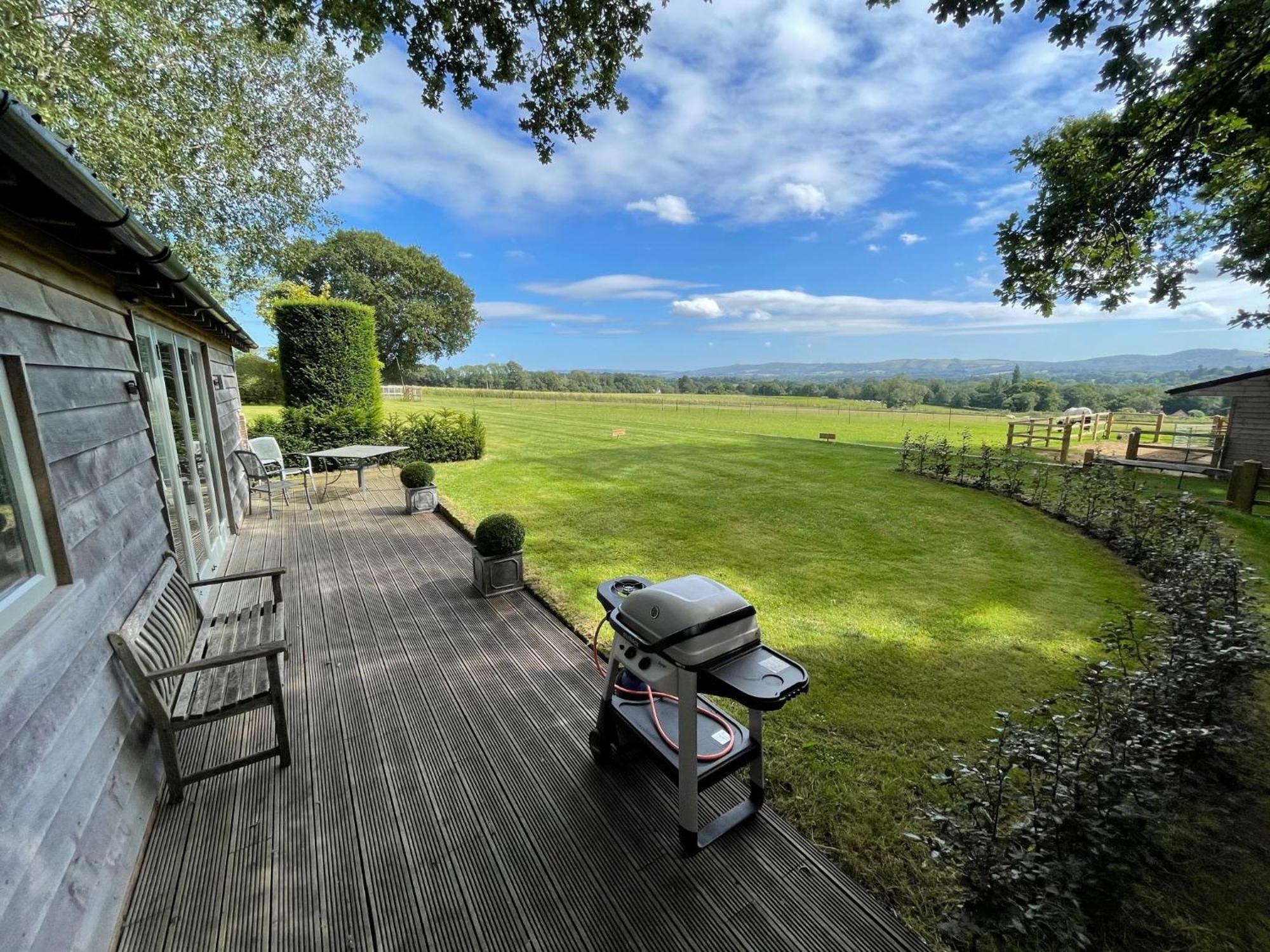 Stunning Cabin With Incredible Views Near Goodwood Rogate Eksteriør billede